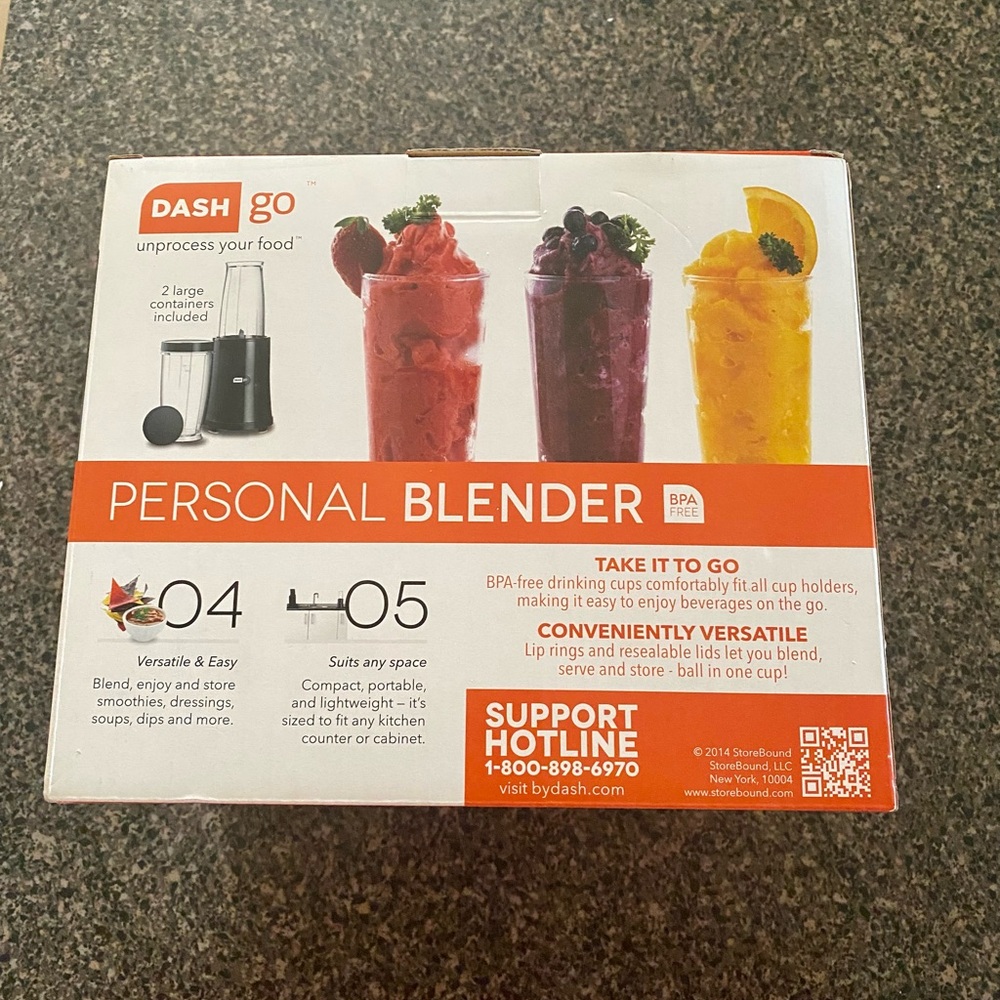 Dash Go Personal Blender